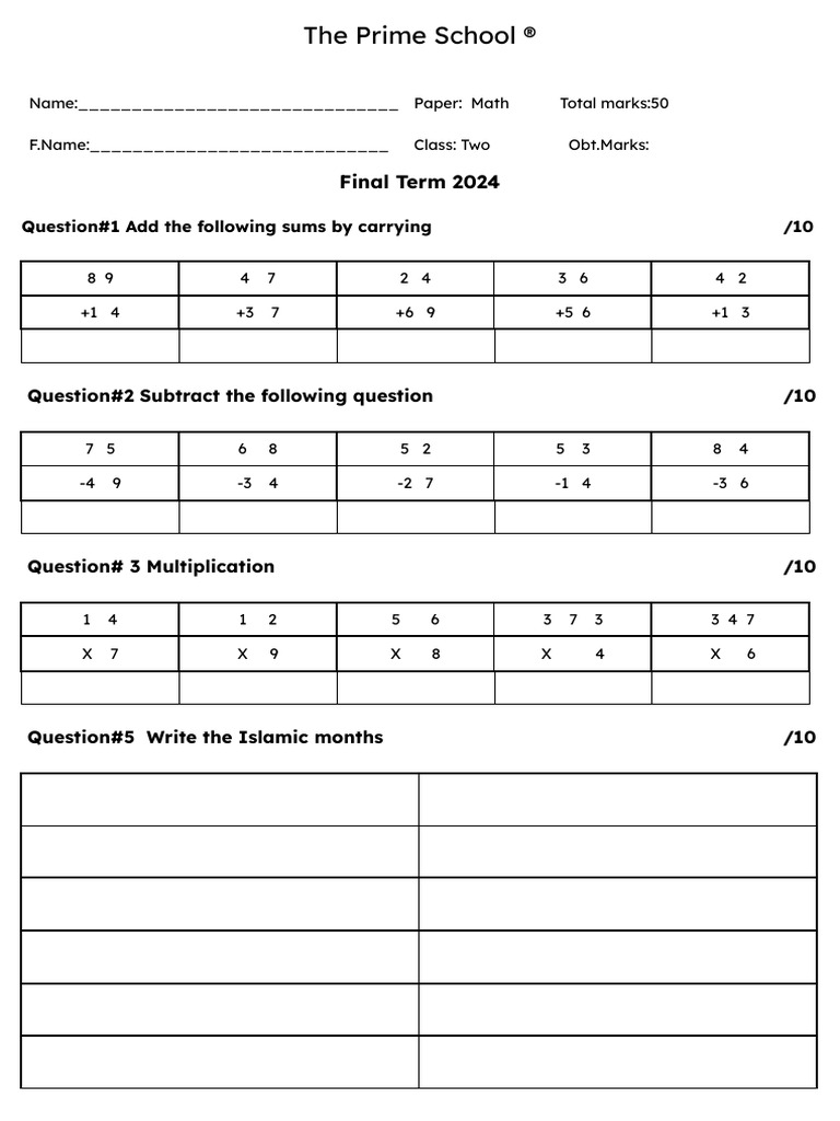 Class 2 MATH+ - Google Docs | PDF