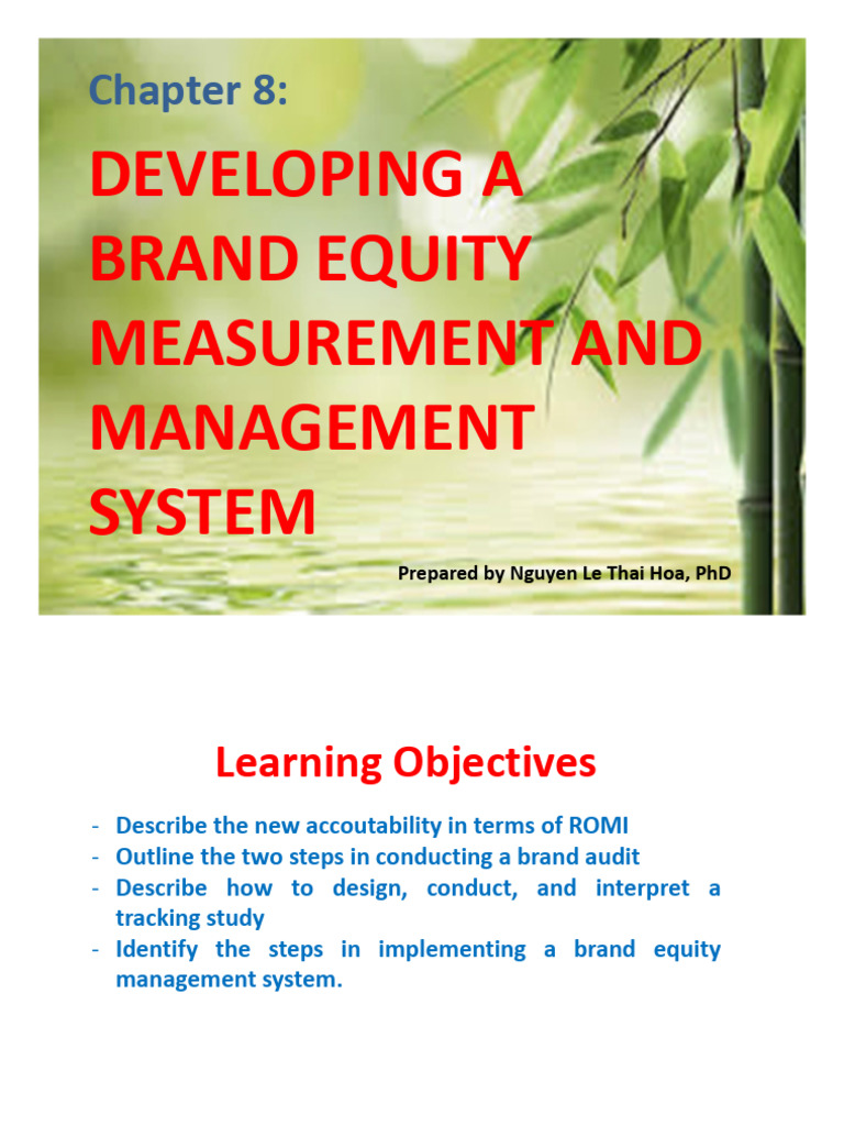 BRAND - Chapter 8 - Developing A Brand Equity Measurement | PDF | Brand ...