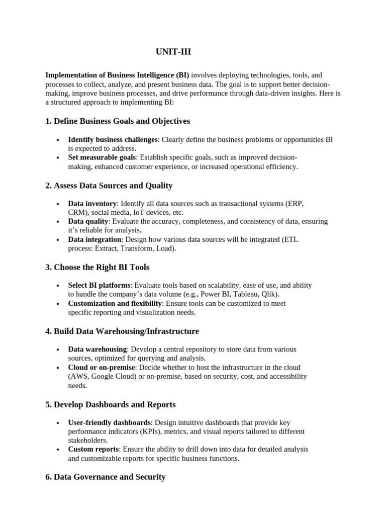 Understanding DWBI in Business Intelligence | PDF | Business ...