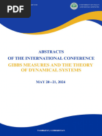 Abstract Book Cmt2020 | PDF | Inverse Problem | Nonlinear System