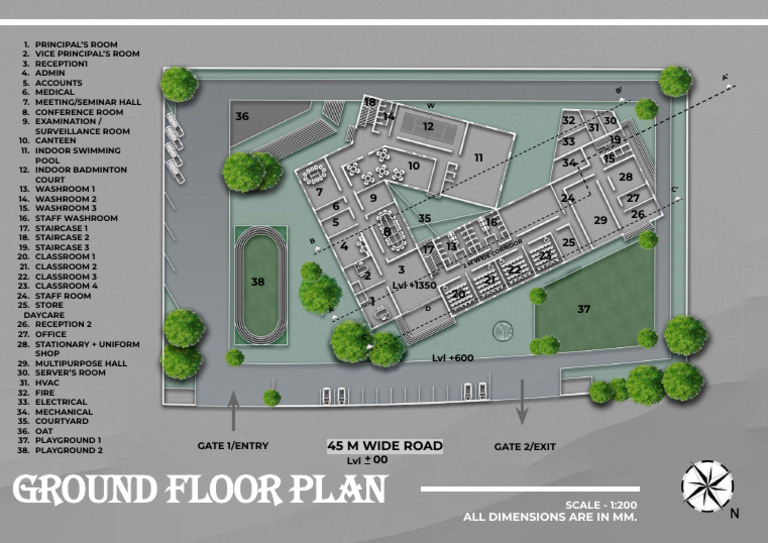 Ground Floor Plan Layout Overview | PDF