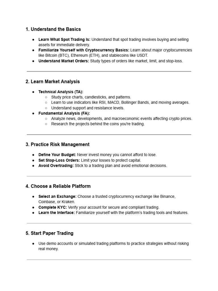 Crypto Trading | PDF | Cryptocurrency | Technical Analysis