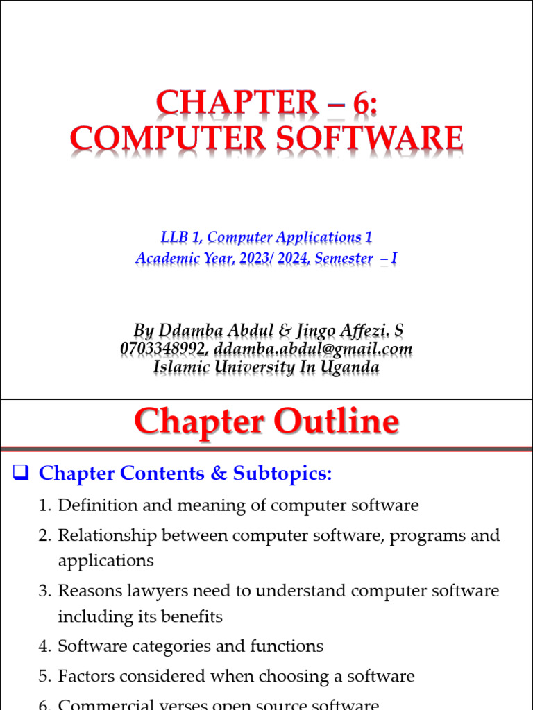 Understanding Computer Software Essentials | PDF | Operating System ...