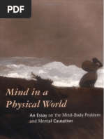 Download Jaegwon Kim Mind in a Physical World An Essay on the Mind-Body Problem and Mental Causation by Frank Franco SN82666192 doc pdf