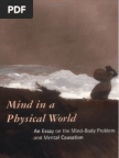 Jaegwon Kim, Mind in a Physical World