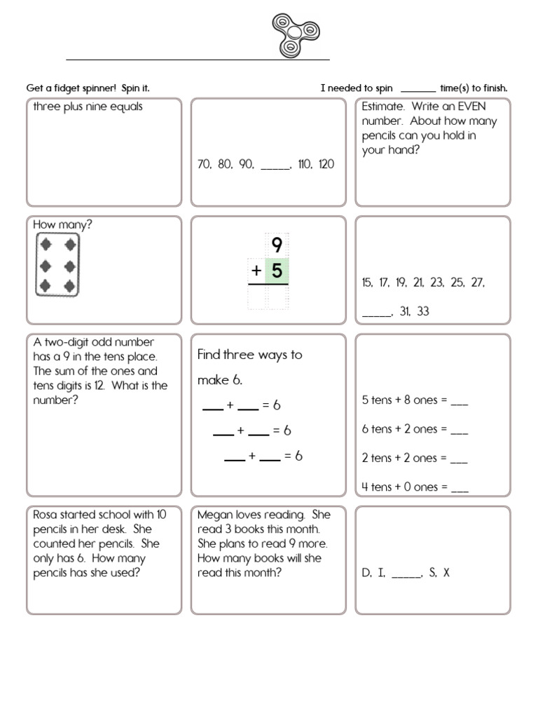 MathWorksheetsGrade2 5 12 | PDF
