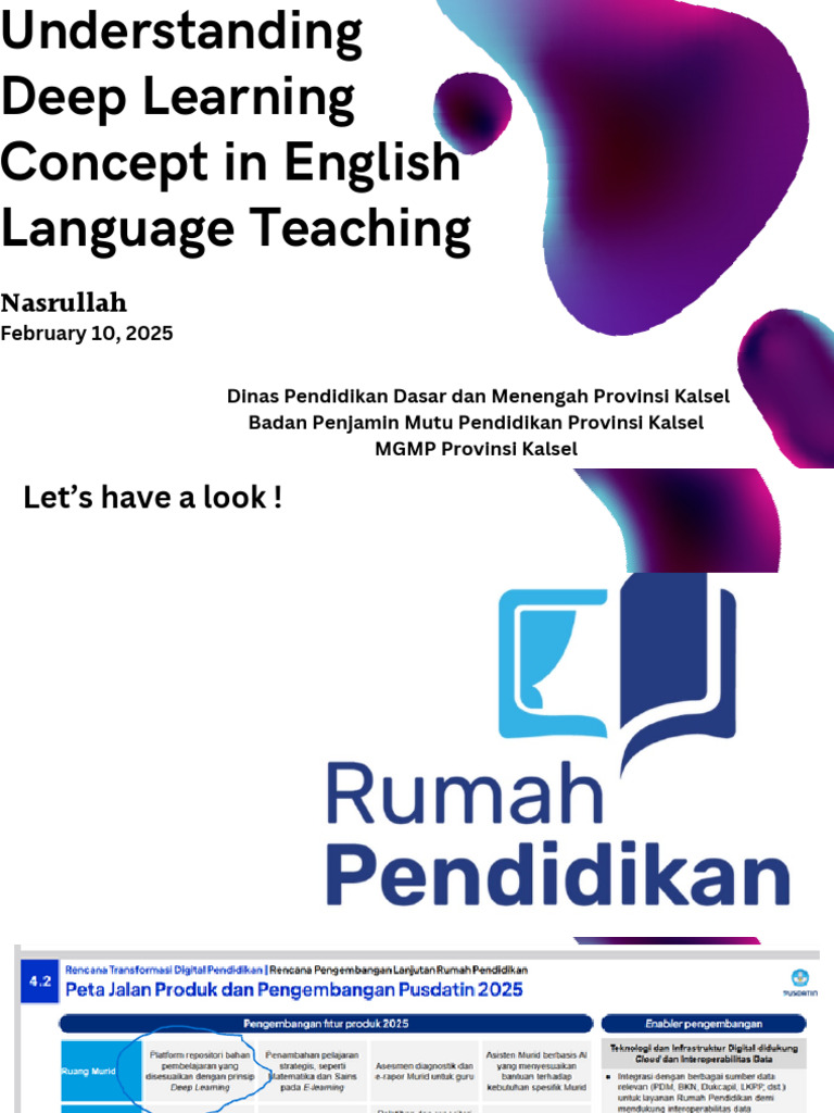 Deep Learning in English Teaching | PDF | Constructivism (Philosophy Of ...