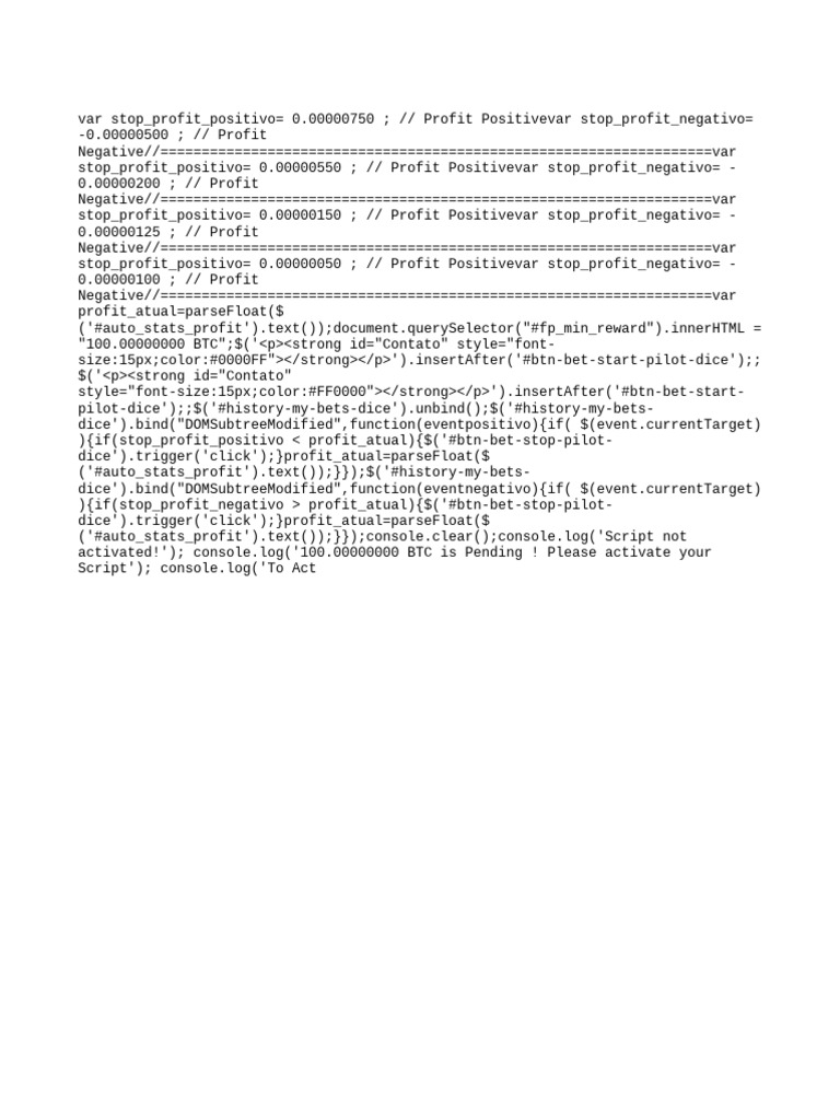 Crypto Betting Script Guide | PDF
