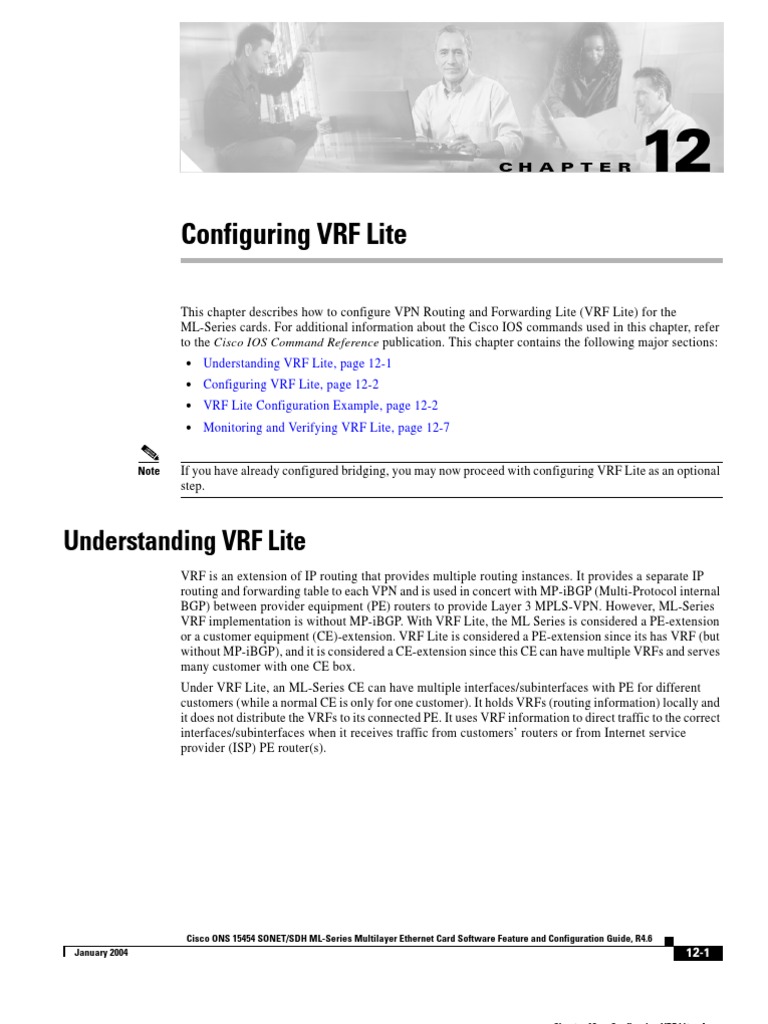 Cisco Vrf Config Guide Router Computing Computer Network