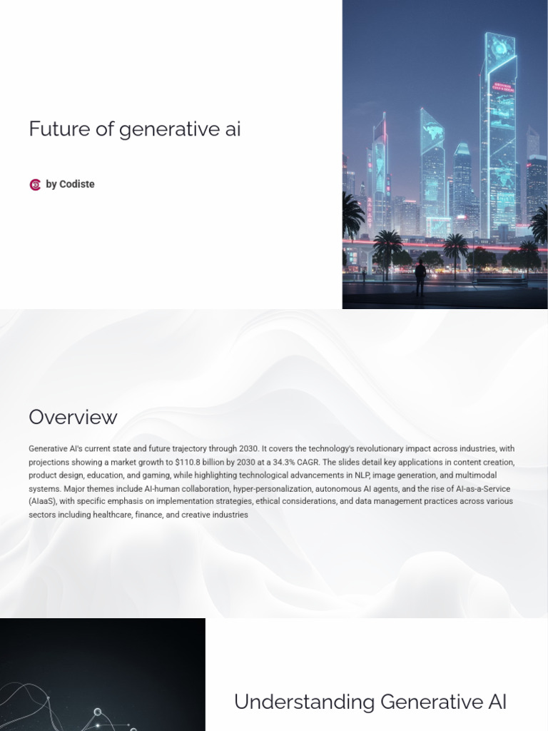 Future of Generative AI by 2030 | PDF | Artificial Intelligence ...