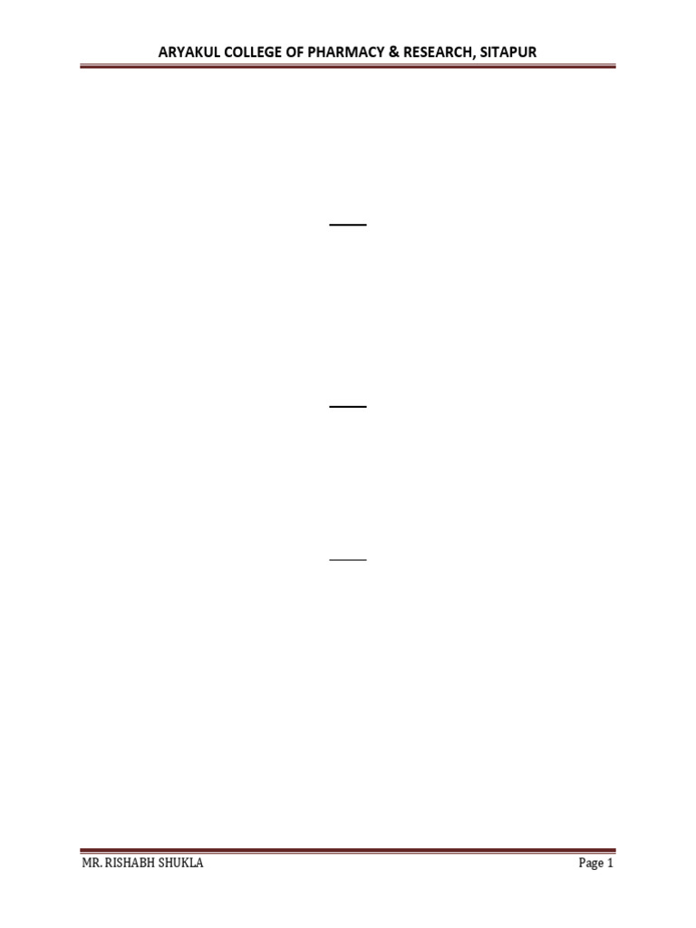 Important Questions for Pharmacy Students | PDF | Heart | Lymph