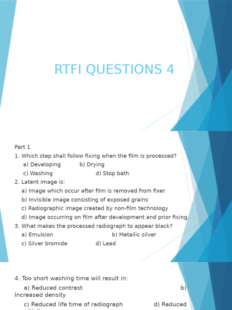 Rtfi Questions 4 | PDF