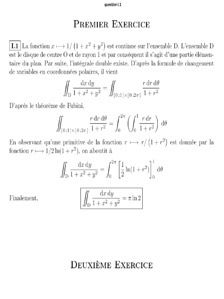 CCP 2014 Math 1 Corrige | PDF