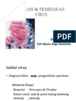Virologi-Isolasi & Pembiakan Virus