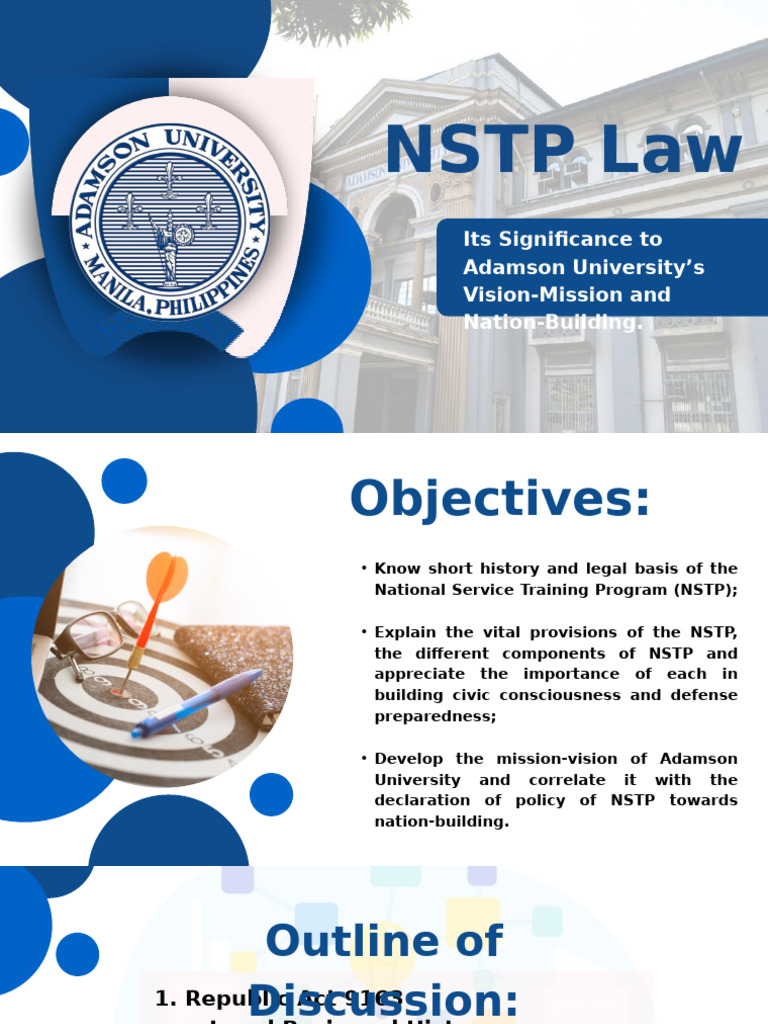 NSTP Law: Impact on Adamson University | PDF