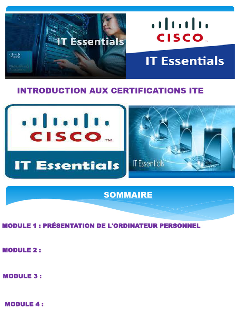 Introduction aux Certifications ITE | PDF | Mémoire (informatique ...