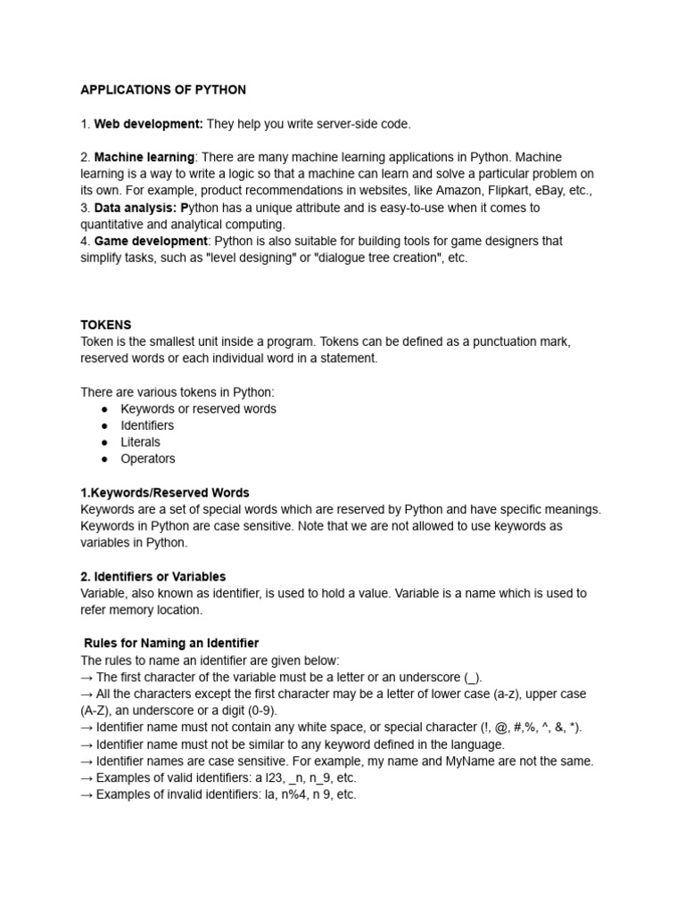 Python Fundamental | PDF