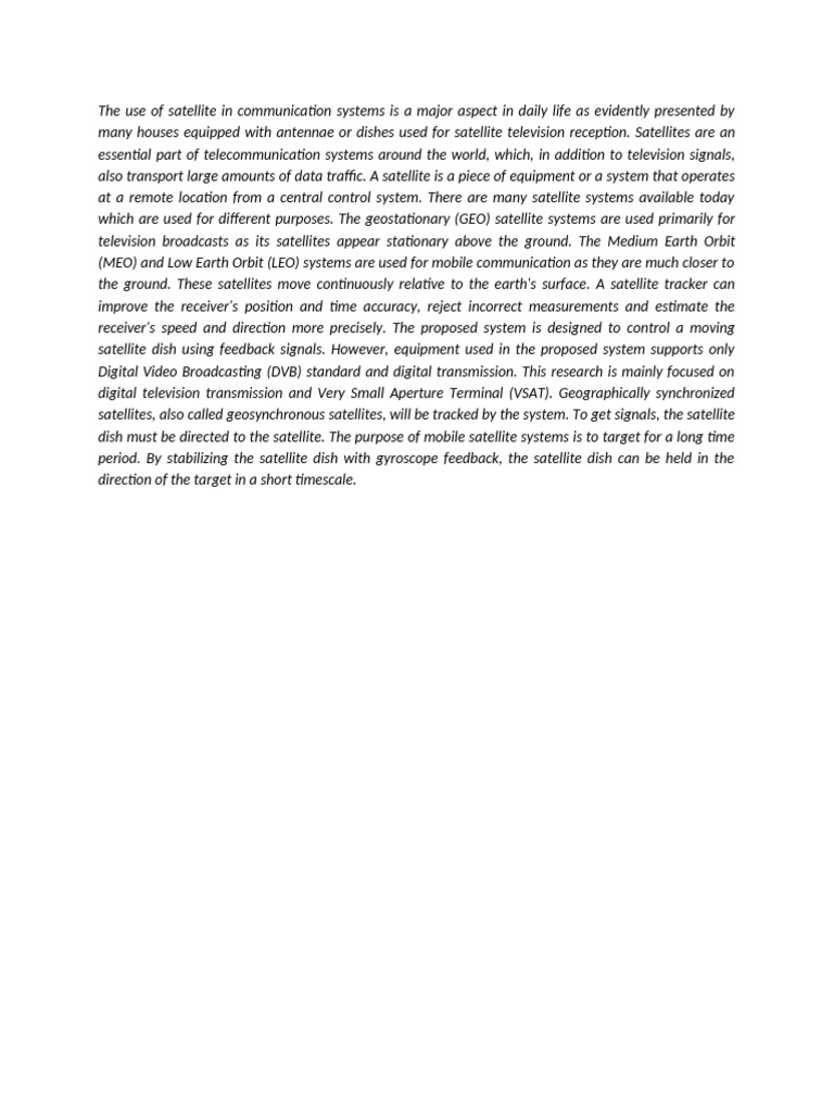 Satellite Communication Systems Explained | PDF