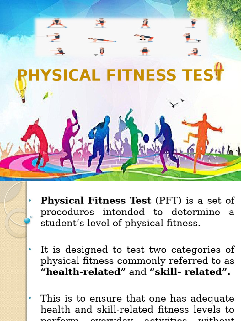 Physical Fitness Test 1 | PDF | Physical Fitness