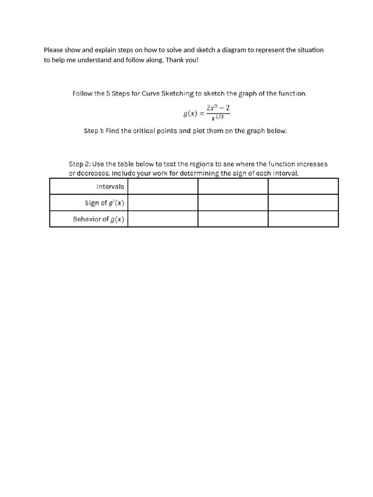 Please Show and Explain Steps On How To Solve and Sketch A Diagram To ...