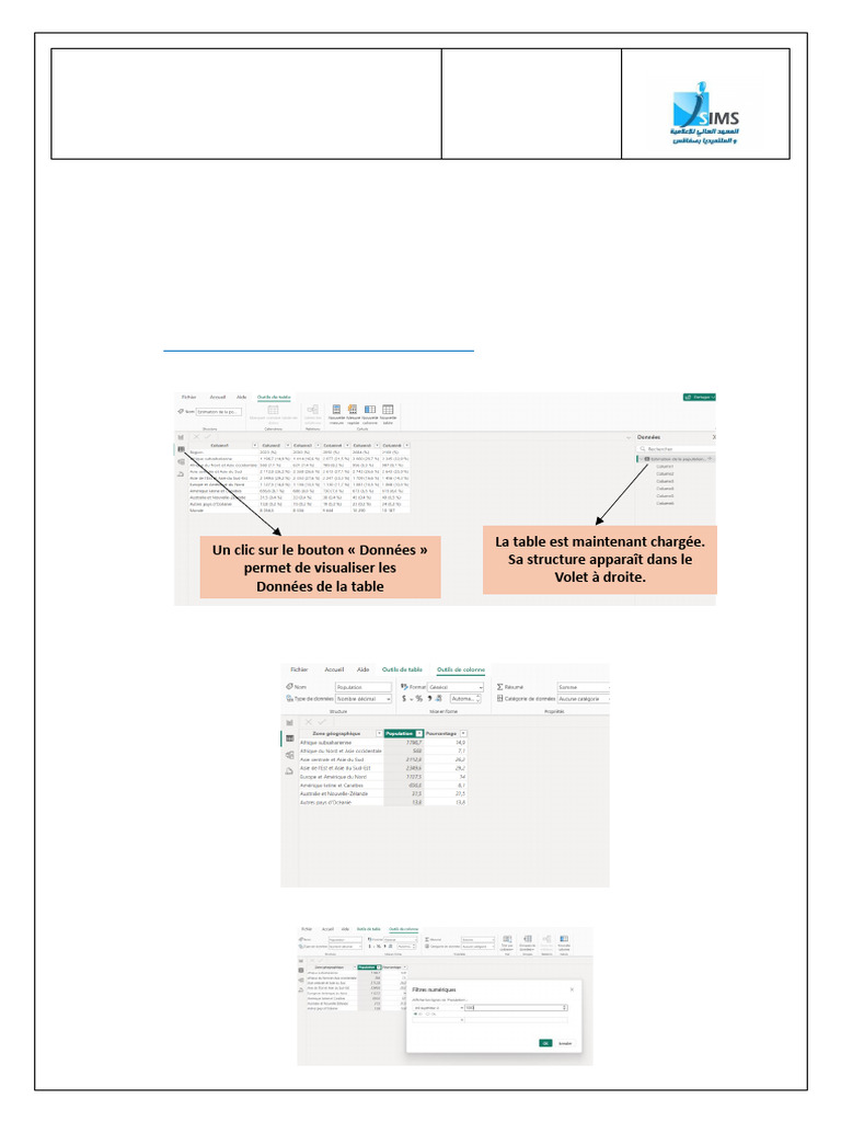 Visualisation des données avec Power BI | PDF