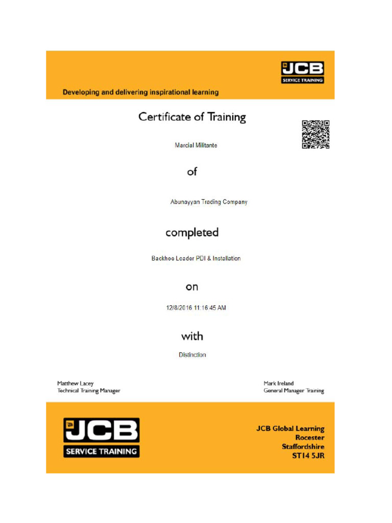 Backhoeloader PDI & Machine Installation | PDF