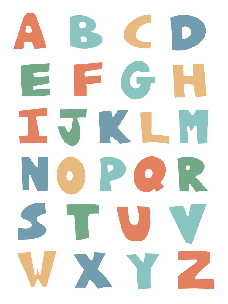 Letras Do Alfabeto para Sorteio | PDF