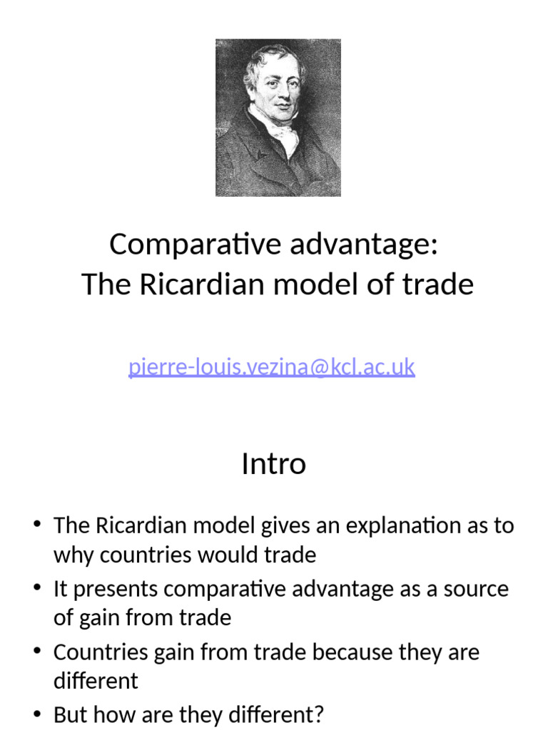 Comparative Advantage | PDF | Comparative Advantage | Business