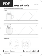 Nursery Drawing and Colouring Worksheets | PDF
