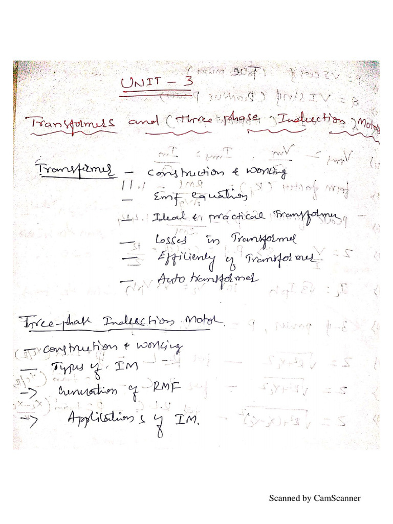 Bee 3 Unit Notes | PDF