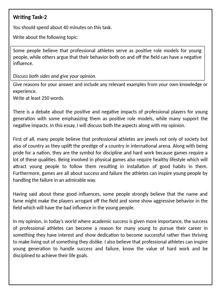 Writing Mock Test, Oct 13 | PDF | Cognition | Psychological Concepts