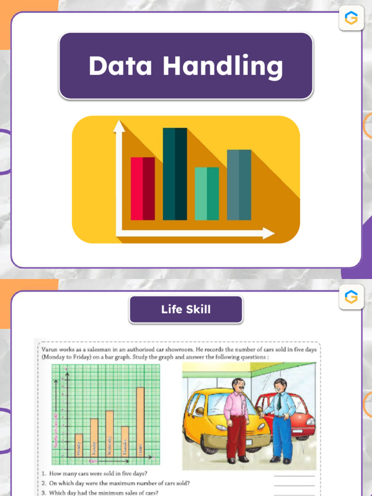 Grade 5 Data Handling Techniques | PDF | Chart | Pie Chart