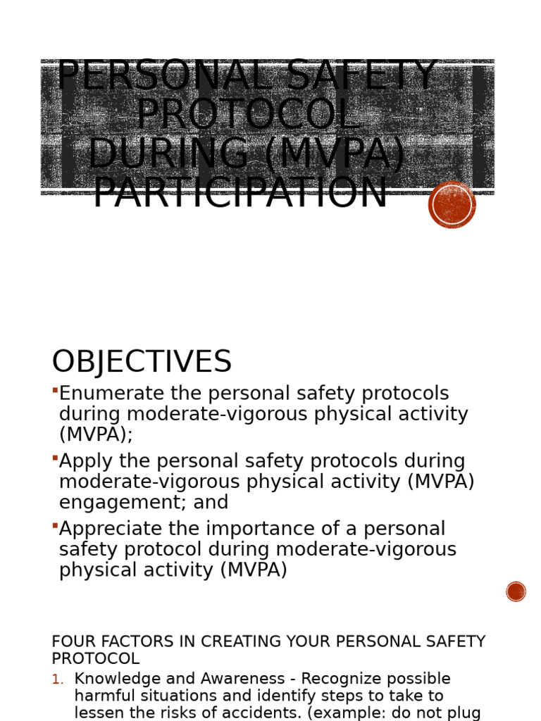 Q2 LESSON 1-2 Personal Safety Protocol MVPA | PDF | Hypothermia ...