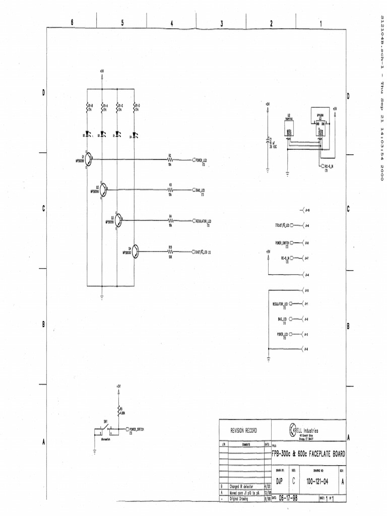 FPB-300c-600c Schematics (Scanned) | PDF