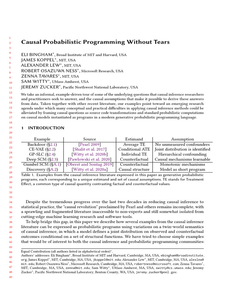 Causal Inference with Probabilistic Programming | PDF | Bayesian ...