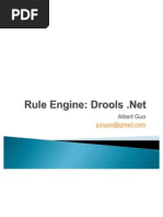 Drools Dot Net Rule Engine