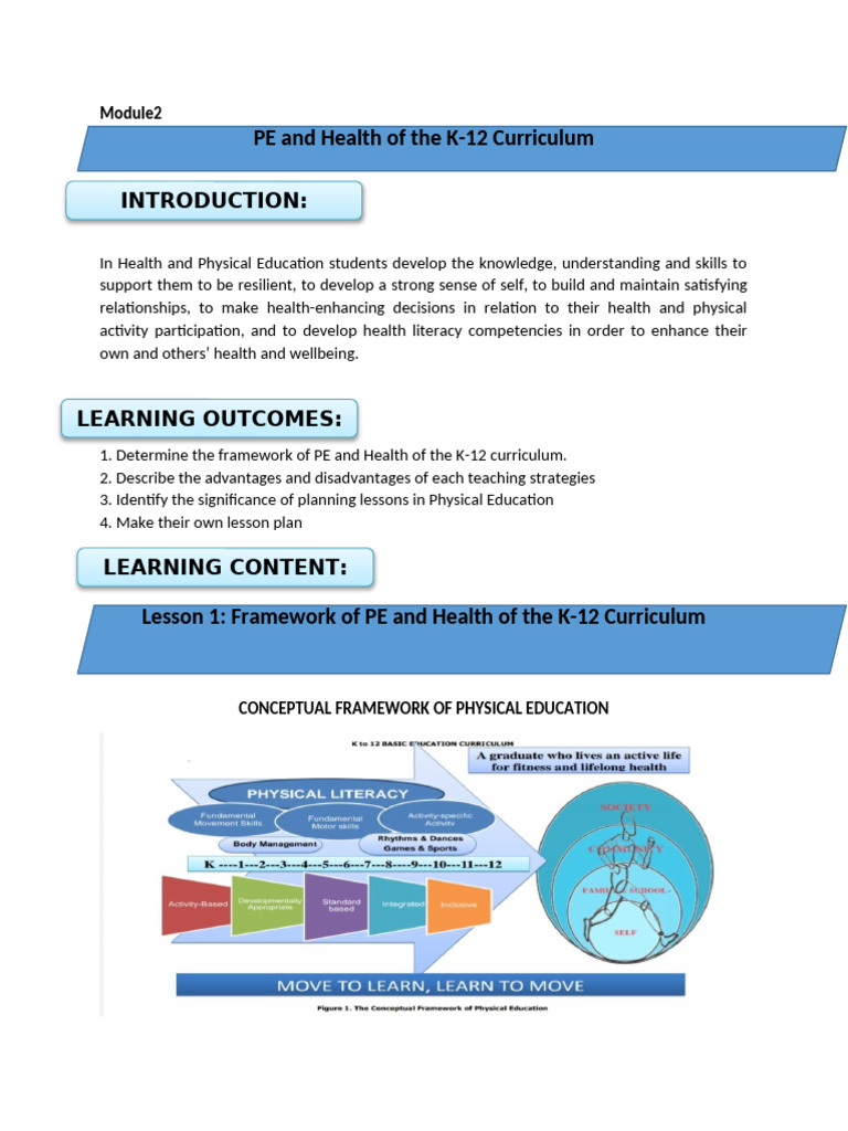 Lesson 4 Teaching PE | PDF | Learning | Physical Education