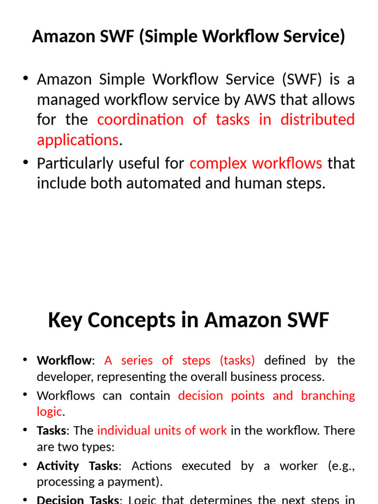 Amazon Simple Workflow Service | PDF | Workflow | Optical Character ...