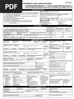Pag-IBIG Housing Loan Application Form | PDF | Loans | Credit