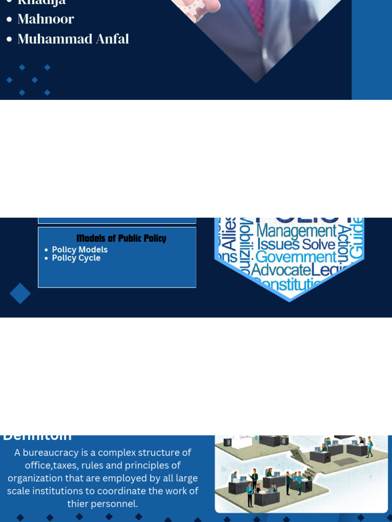 Understanding Public Bureaucracy and Policy Cycle | PDF | Policy ...