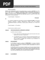 Modèle de contrat de travail chauffeur | PDF