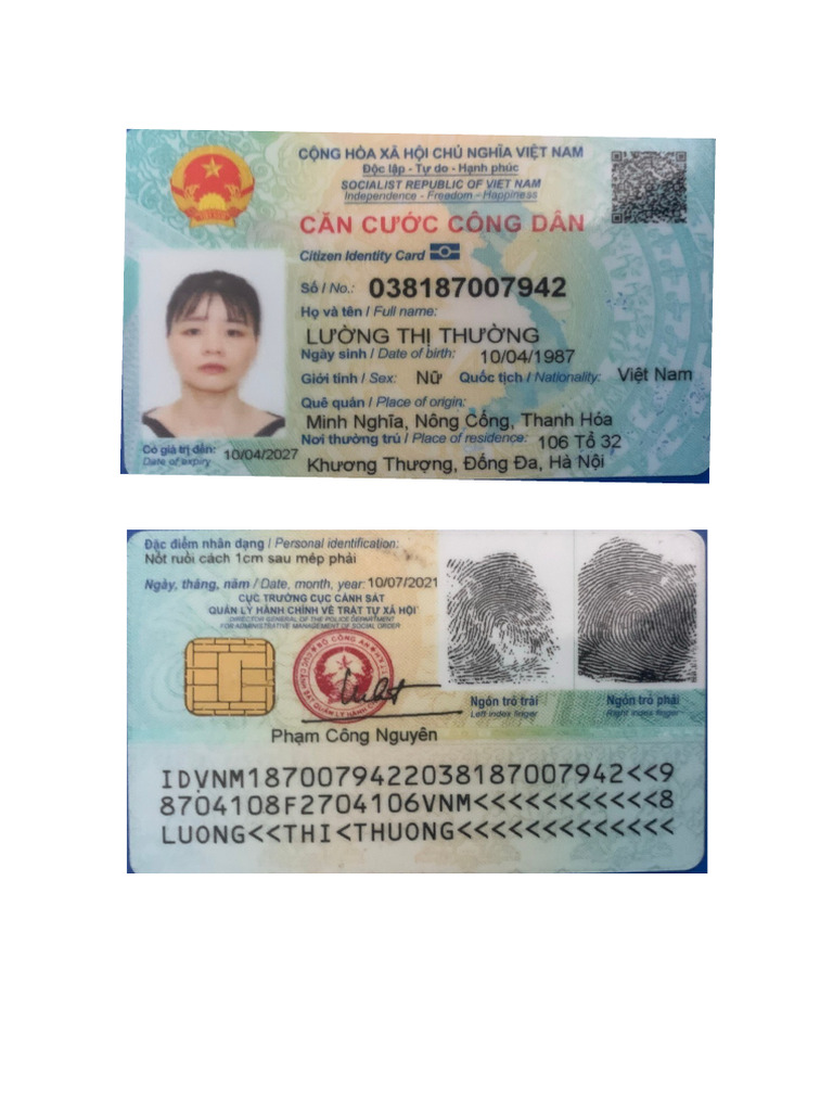 CCCD Thuong | PDF