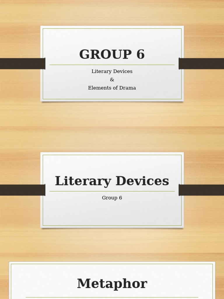 Literary Devices and Drama Elements | PDF | Tragedy | Comedy