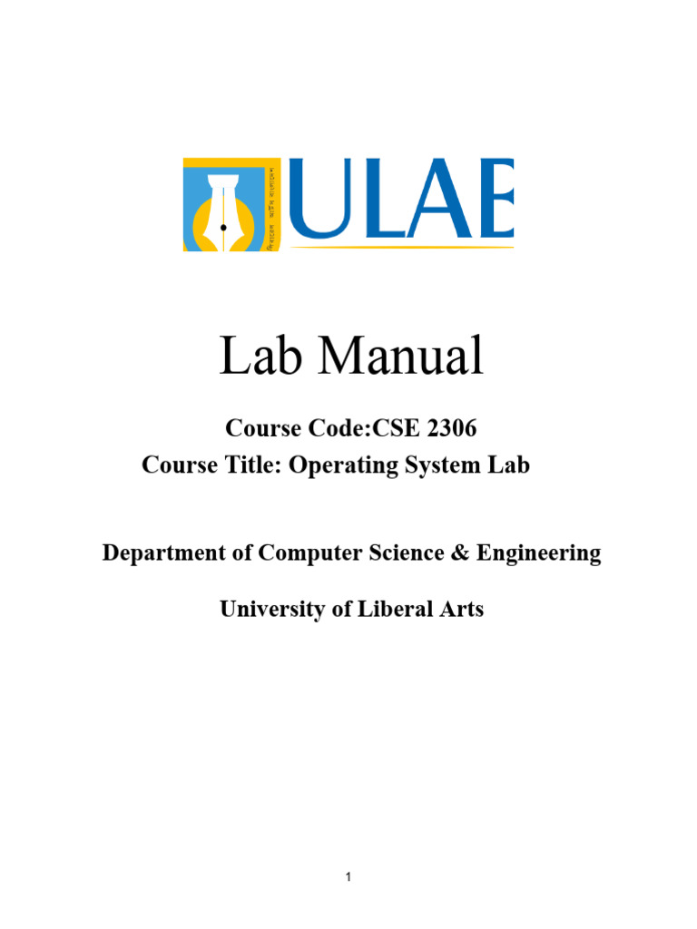Operating System Lab Manual CSE 2306 | PDF | Scheduling (Computing ...