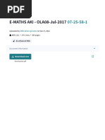 Aki Ola JHS Mathematics PDF Download | PDF