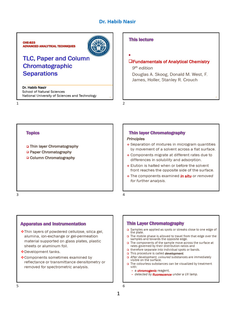 Chromatography Techniques Overview | PDF | Thin Layer Chromatography ...