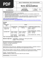 Ferinject® Dosage and Administration Guide | PDF | Drugs | Medical ...