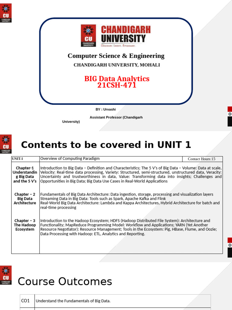 PPT 1.1.1 | PDF | Big Data | Apache Hadoop