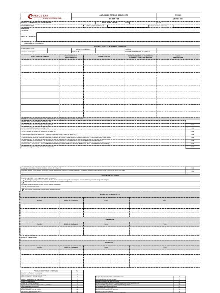 ATS-Formato-2 Hojas | PDF