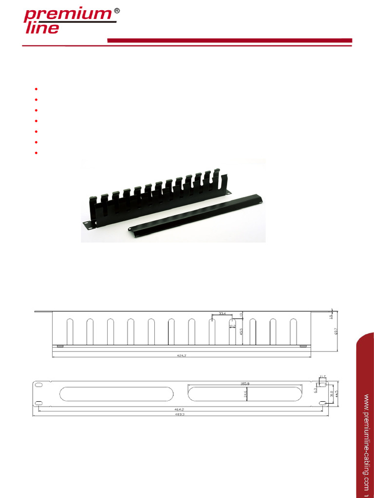 19” Cable Management Specification v1701 | PDF